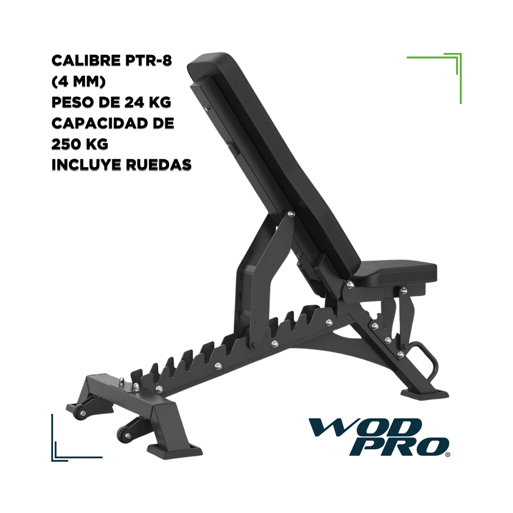 Banca Ajustable Wod Pro Rebeld