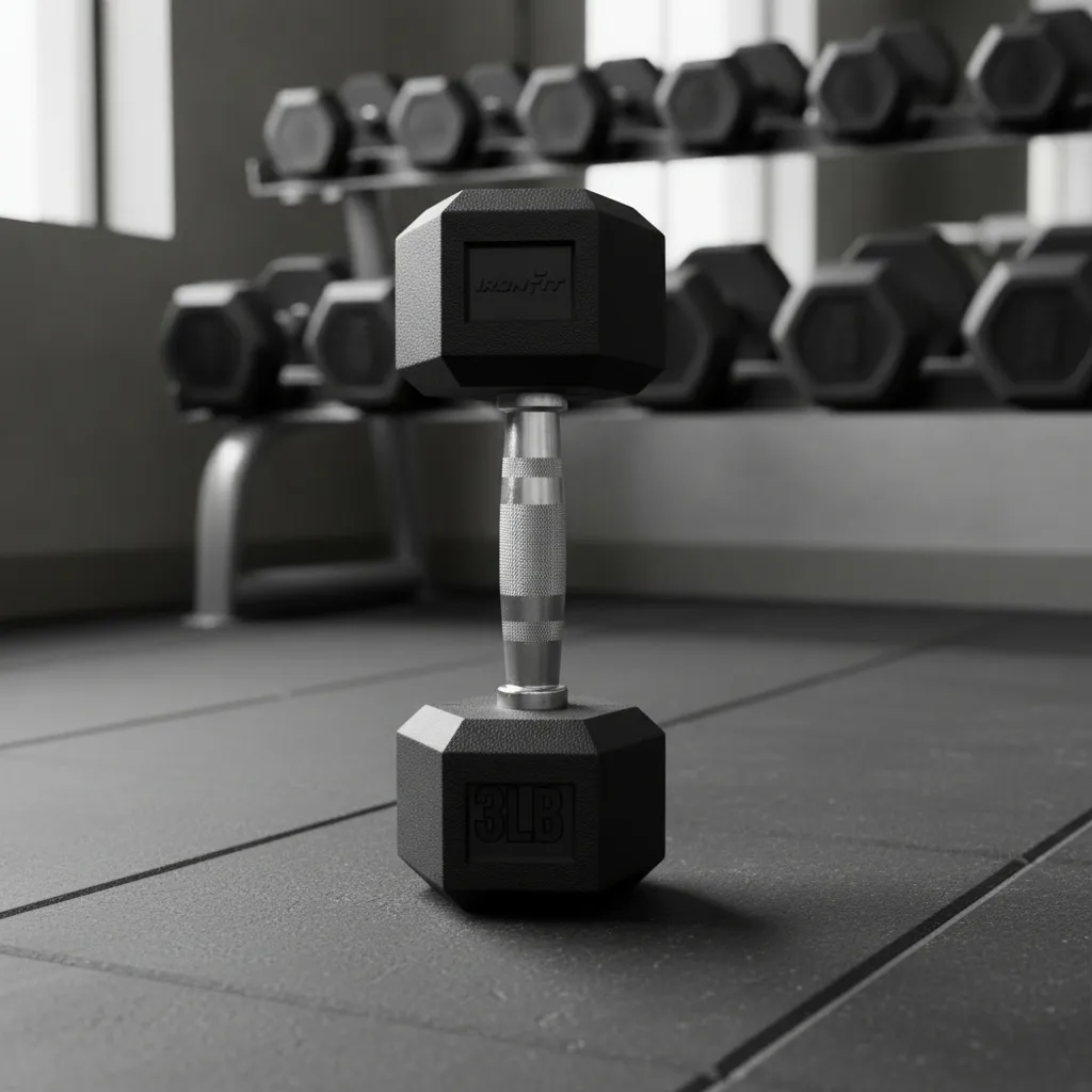 Par de Mancuernas Hexagonales IronFit 3 Lbs