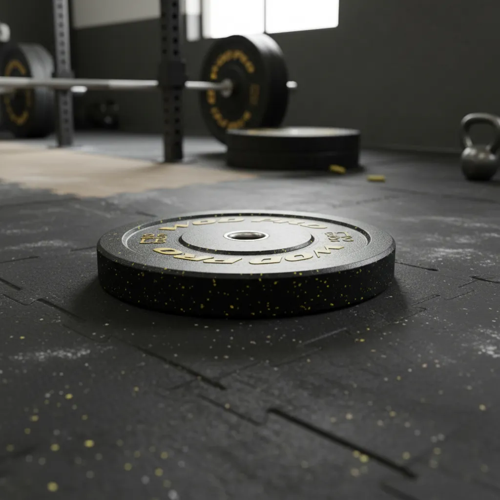 Par de Discos Bumper Hi-Temp Wod Pro 25 lbs