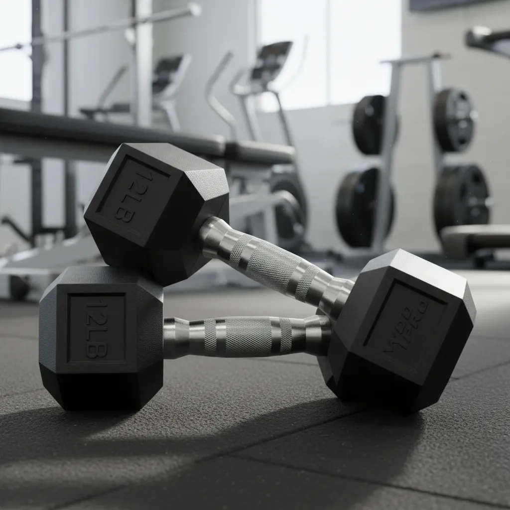 Par de Mancuernas Hexagonales Wod Pro 12 Lbs