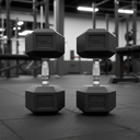 Par de Mancuernas Hexagonales Wod Pro 80 lbs 