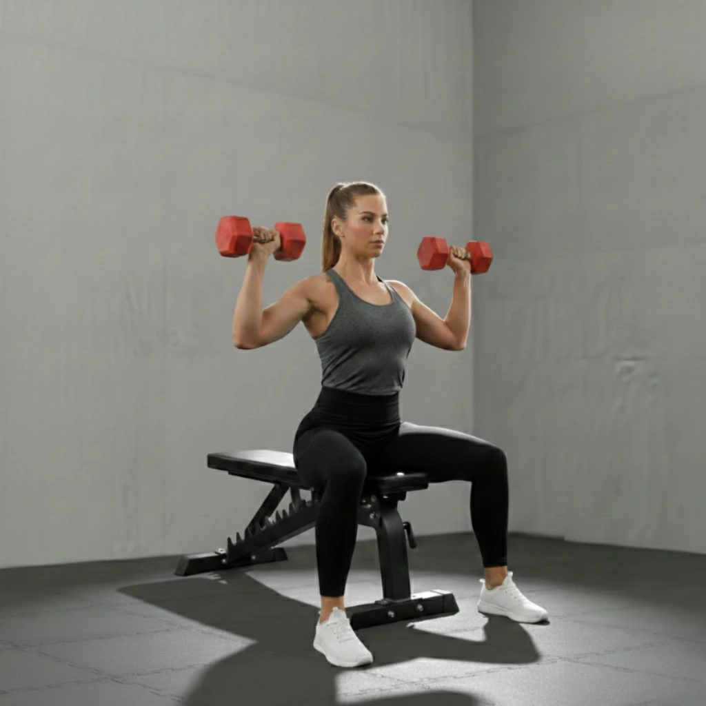 Mancuernas Rojas Hexagonales IronFit(1).webp