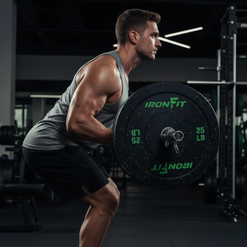 Par de Discos Bumper Hi Temp IronFit de 25 Lbs 9.webp