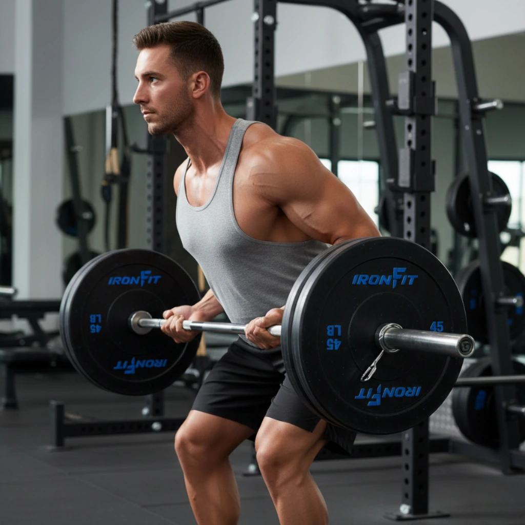 Par de Discos Bumper Hi Temp IronFit de 45 Lbs 11.webp