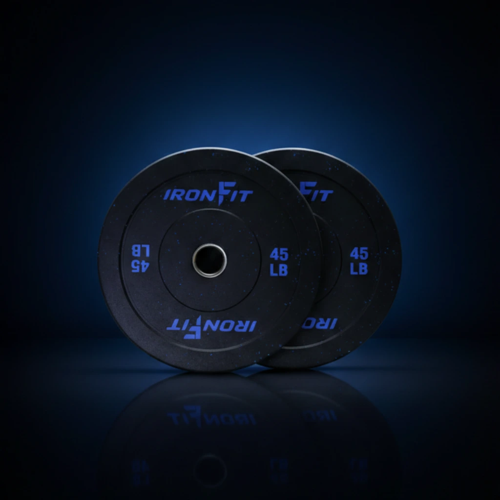 Par de Discos Bumper Hi Temp IronFit de 45 Lbs 2.webp