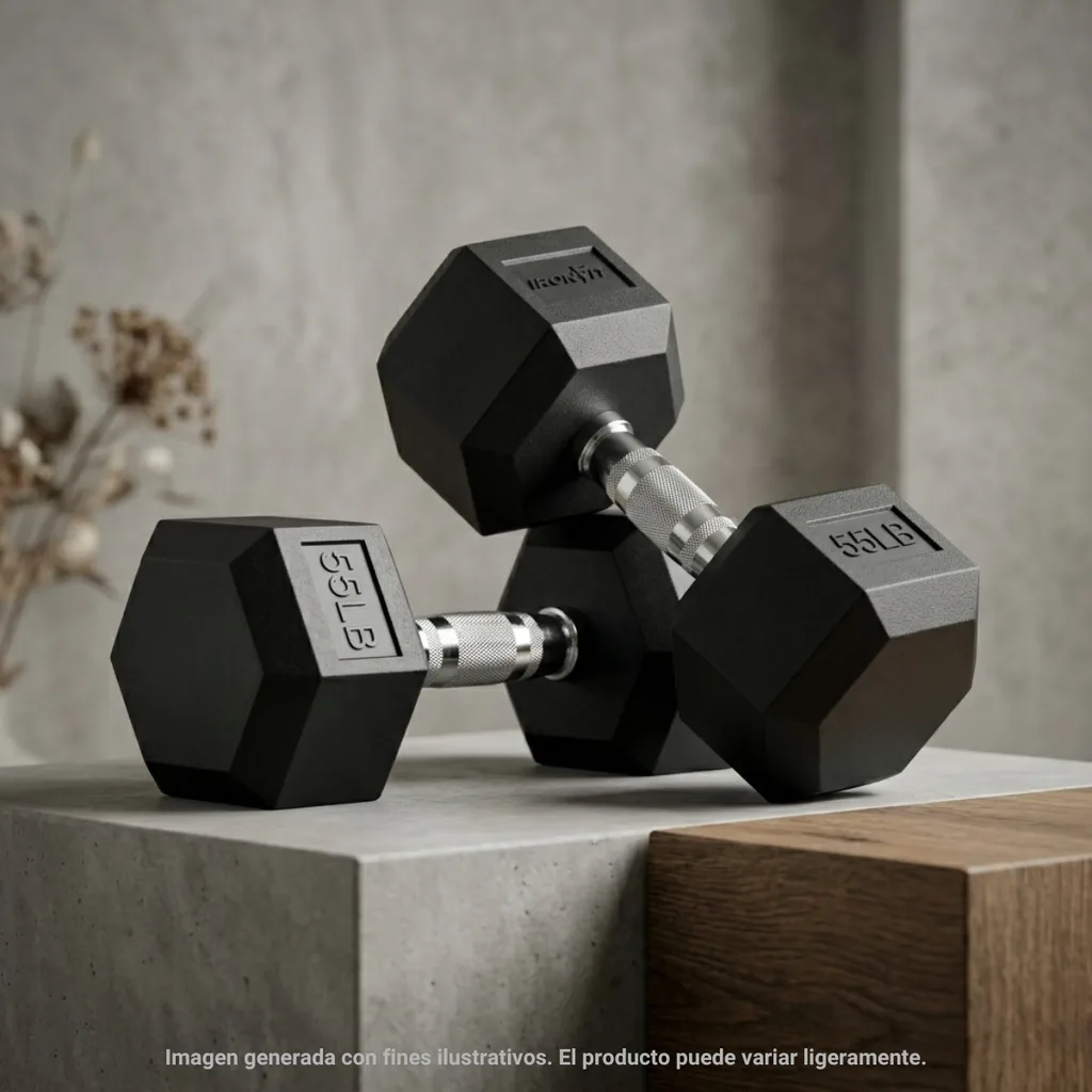 Mancuernas Hexagonales IronFit (2).webp