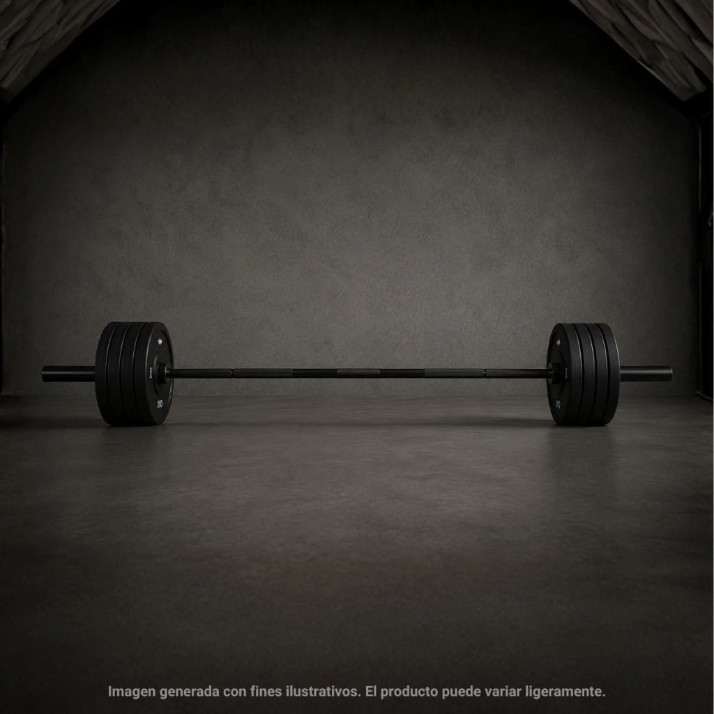 Barra Olímpica Sin Bujes IronFit (13).webp