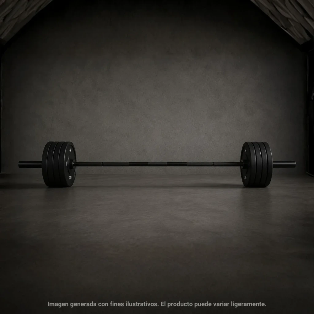 Barra Olímpica Sin Bujes IronFit (13).webp
