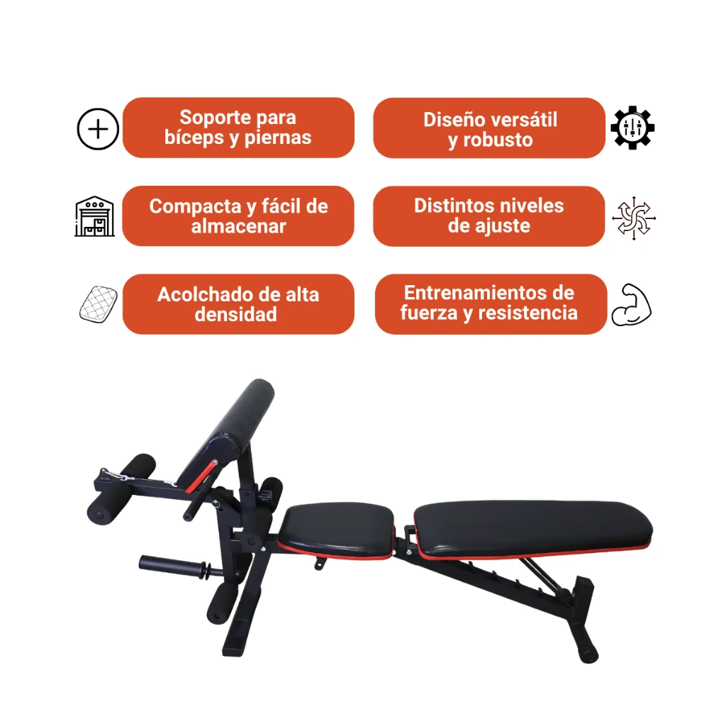 Banca Multiposición Wod Pro con Soporte para Bíceps y Pierna (8).webp