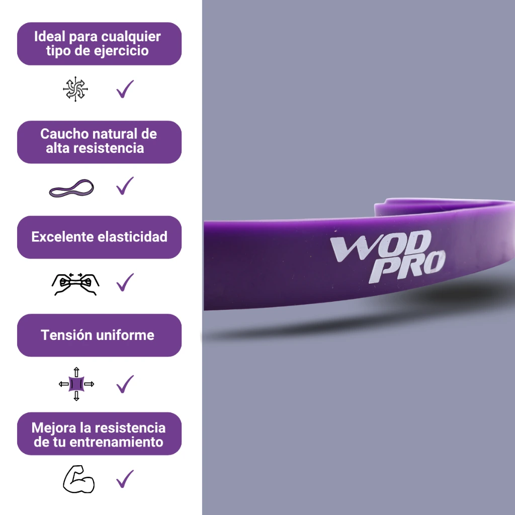 Banda para Pull-Ups Wod Pro Morada (4).webp