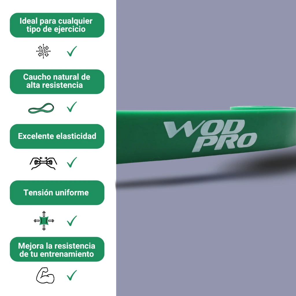 Banda para Pull-Ups Wod Pro Verde (4).webp
