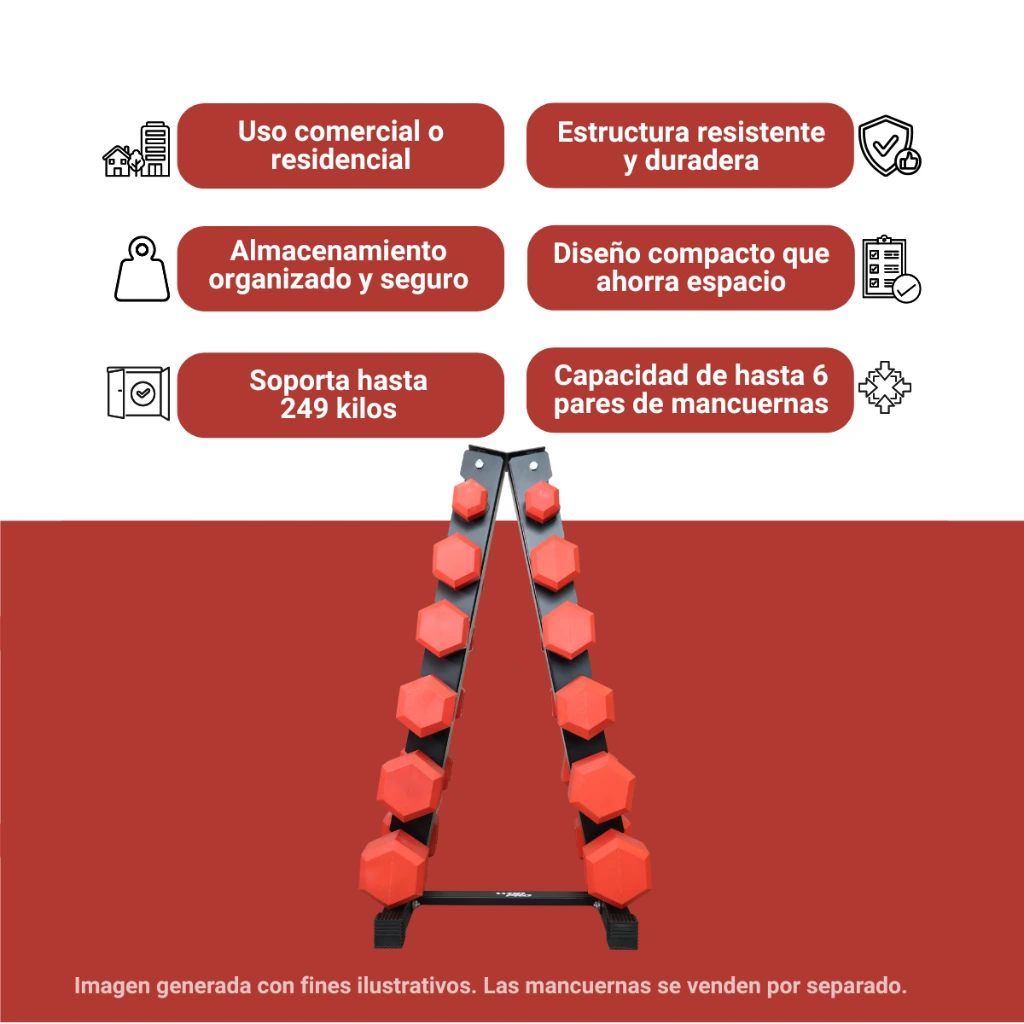 Rack Vertical Wod Pro para 6 Pares de Mancuernas (5).webp