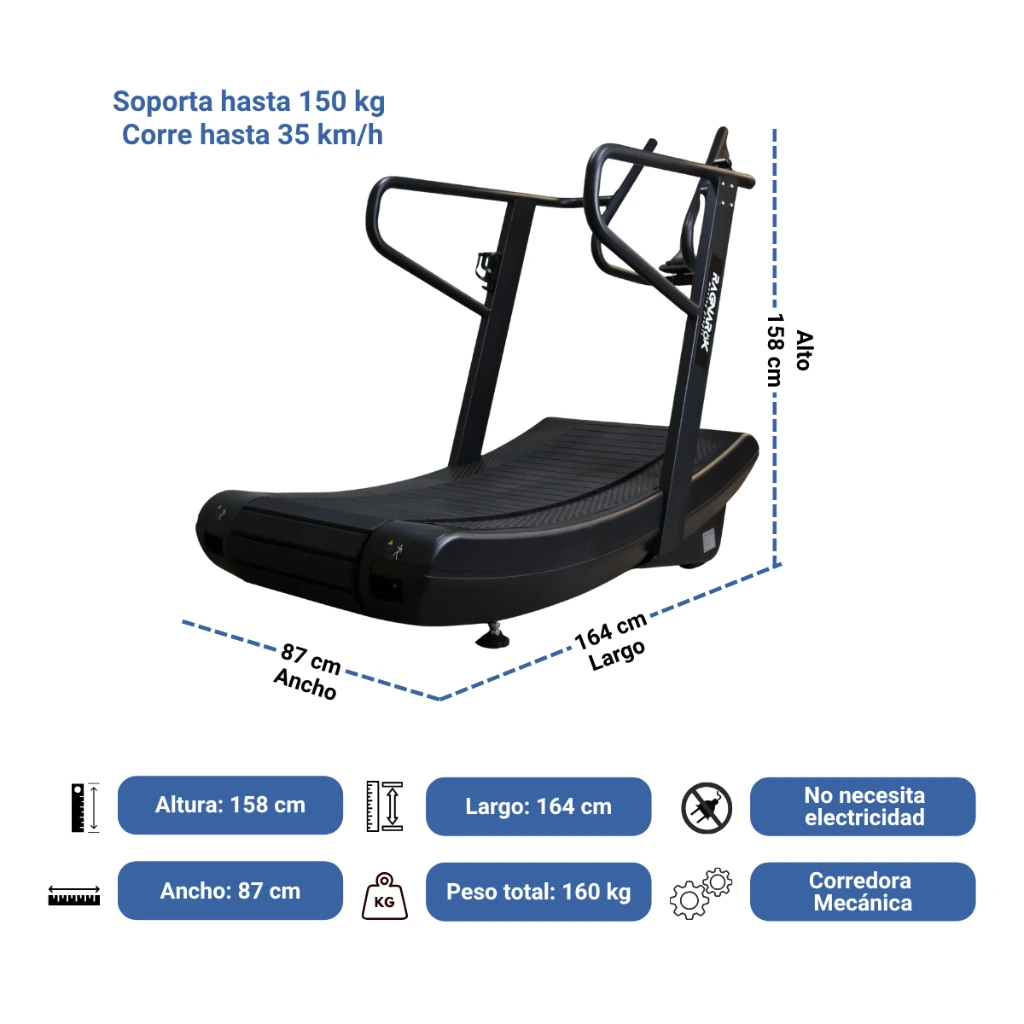 Corredora Curva Air Runner RagnaRök 8008A Uso Comercial (2).webp