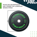 Par de bumpers hi-temp 15 libras Wod Pro