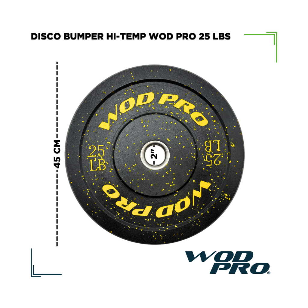 Par de bumpers hi-temp 25 libras Wod Pro