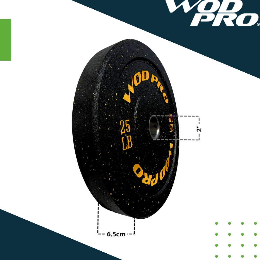 Par de bumpers hi-temp 25 libras Wod Pro