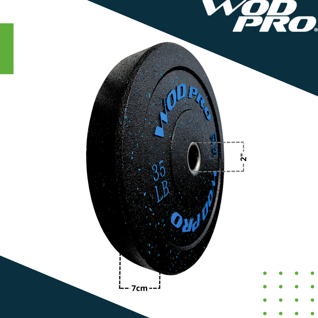 Par de bumpers hi-temp 35 libras Wod Pro