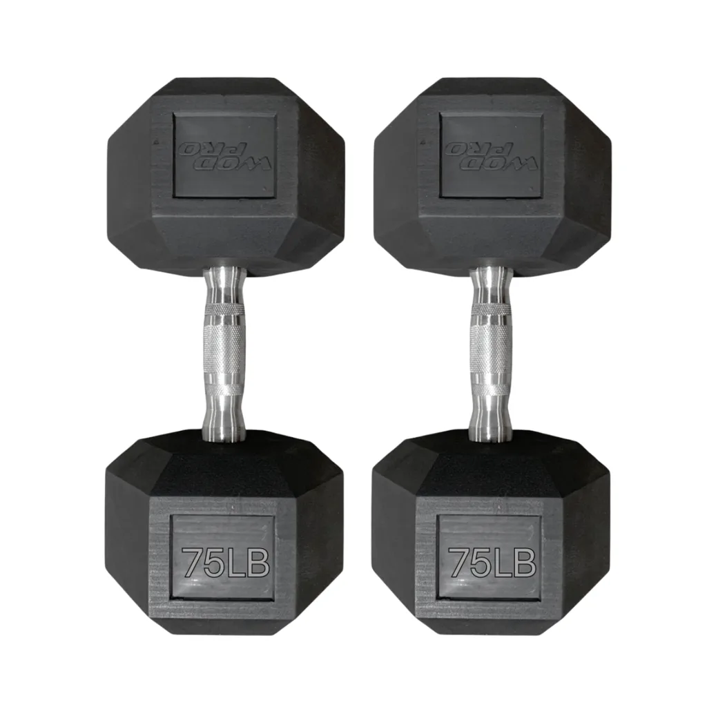 Par de Mancuernas Hexagonales Wod Pro 75 lbs