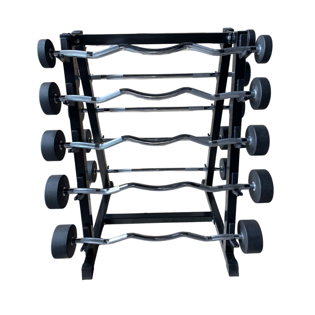 [W000018926] ​Barras de peso integrado 10 piezas con rack Wod Pro