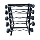 ​Barras de peso integrado 10 piezas con rack Wod Pro