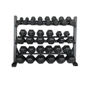 ​Set de mancuernas Wod Pro de 5 hasta 50 libras con rack