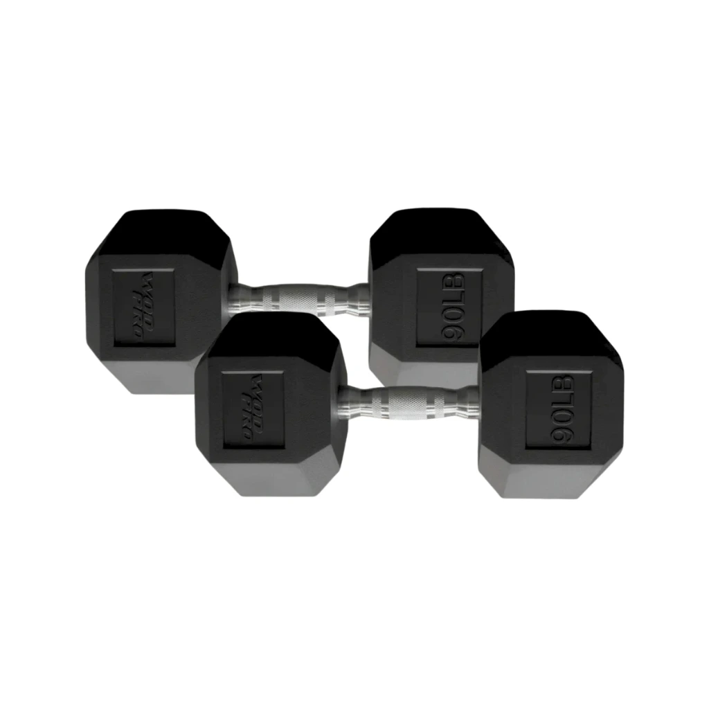 [W000022505] Par de Mancuernas Hexagonales Wod Pro 90 lbs