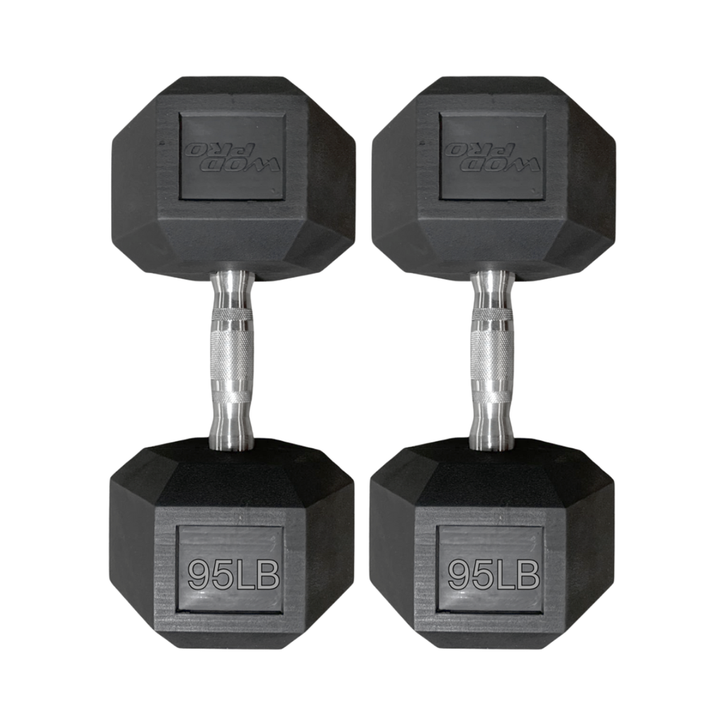 Par de Mancuernas Hexagonales Wod Pro 95 lbs