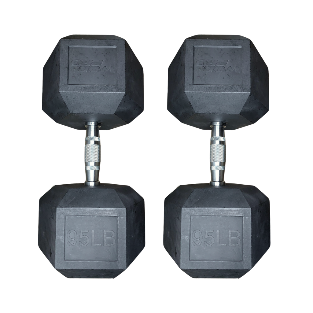 Par de mancuernas hexagonales 95 Libras Wod Pro