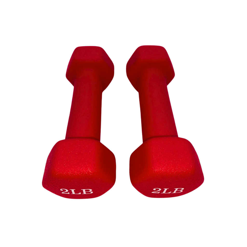 Par de mancuernas recubiertas de neopreno 2 libras Wod Pro