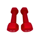Par de mancuernas recubiertas de neopreno 2 libras Wod Pro