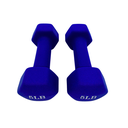 Par de mancuernas recubiertas de neopreno 5 libras Wod Pro