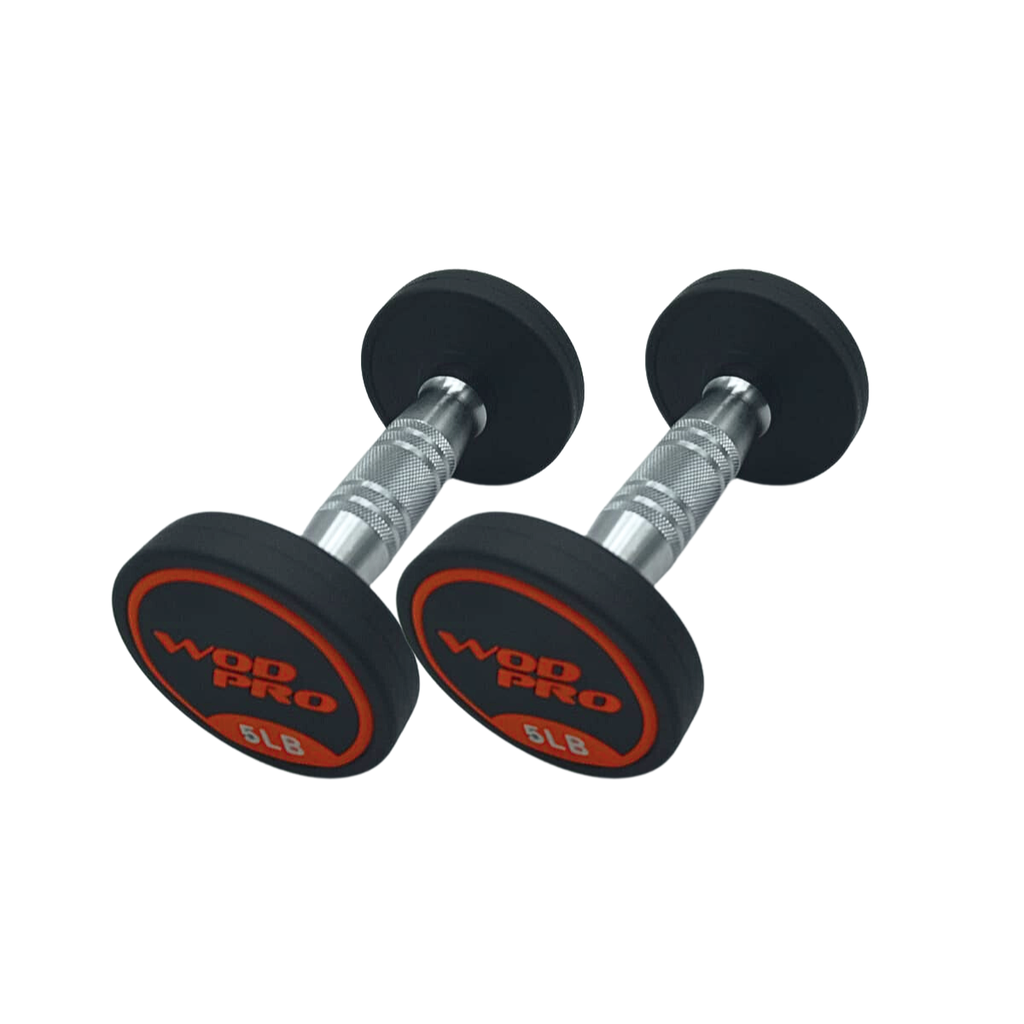 [W000022715] Par de mancuernas redondas 5 Libras Wod Pro