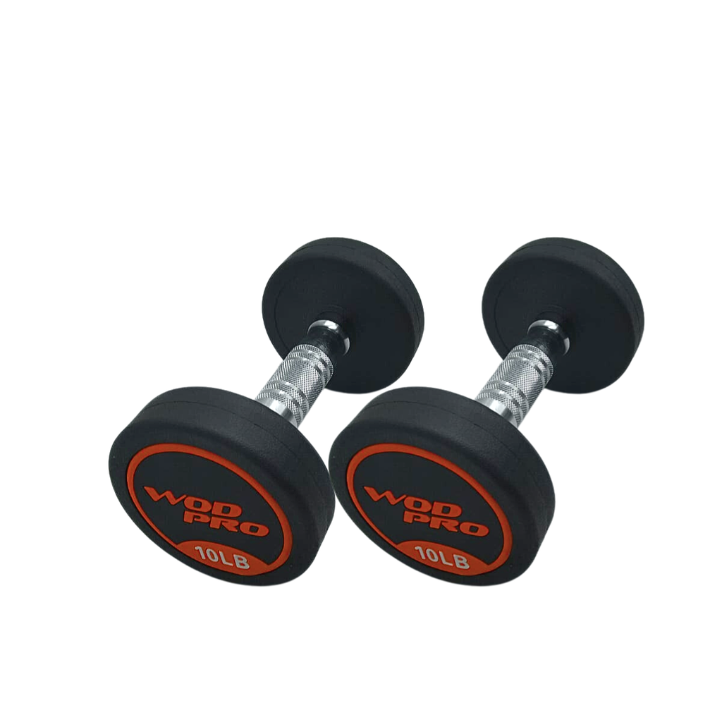 [W000022716] Par de mancuernas redondas 10 Libras Wod Pro