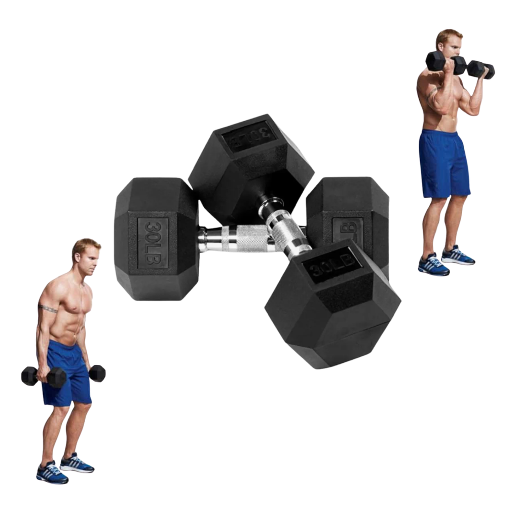 Par de Mancuernas Hexagonales IronFit 30 Lbs