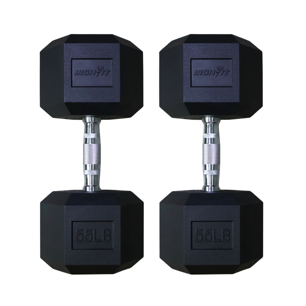 [W000027170] Par de Mancuernas Hexagonales IronFit 55 Lbs