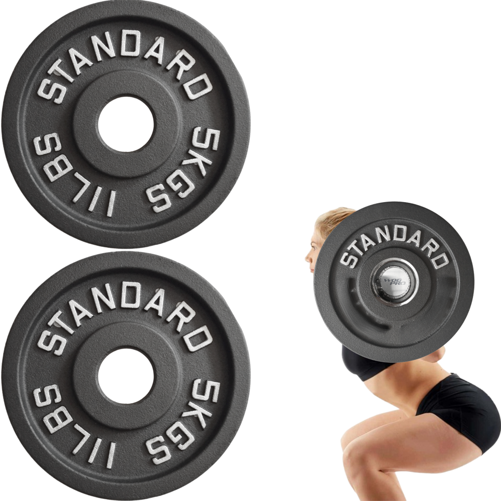 Par de discos de acero negro 5 kg Wod Pro