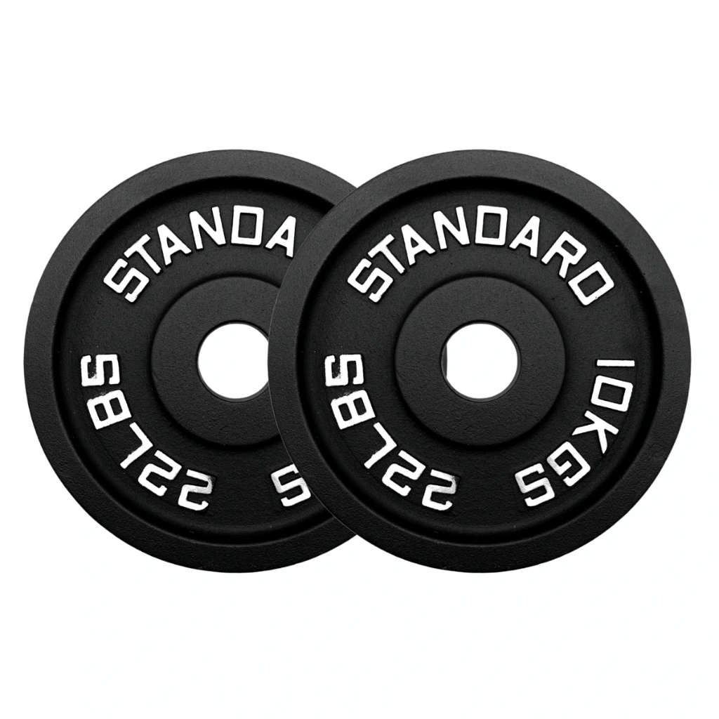 [W000027415] Par de discos de acero negro 10 kg Wod Pro