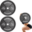 Par de discos de acero negro 20 kg Wod Pro