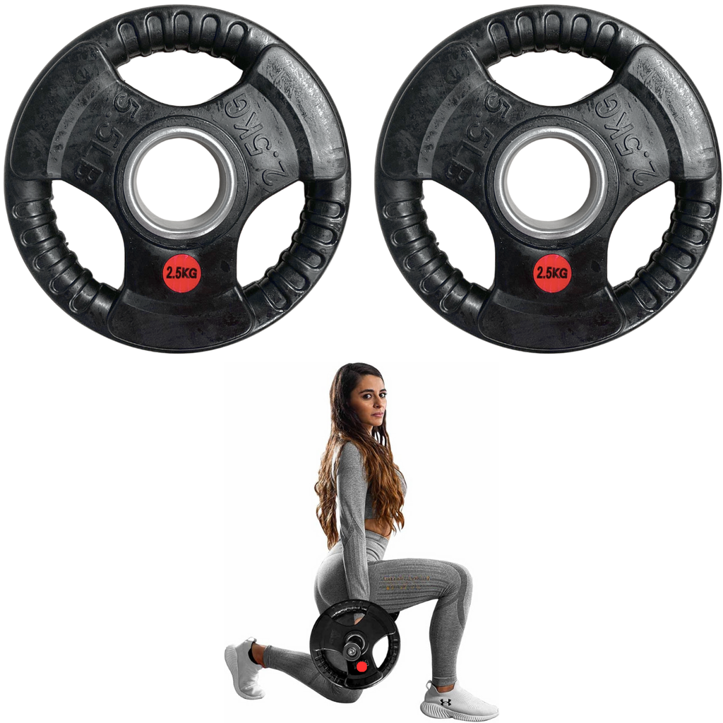 Par de discos de acero recubiertos 2" 2.5kg IronFit