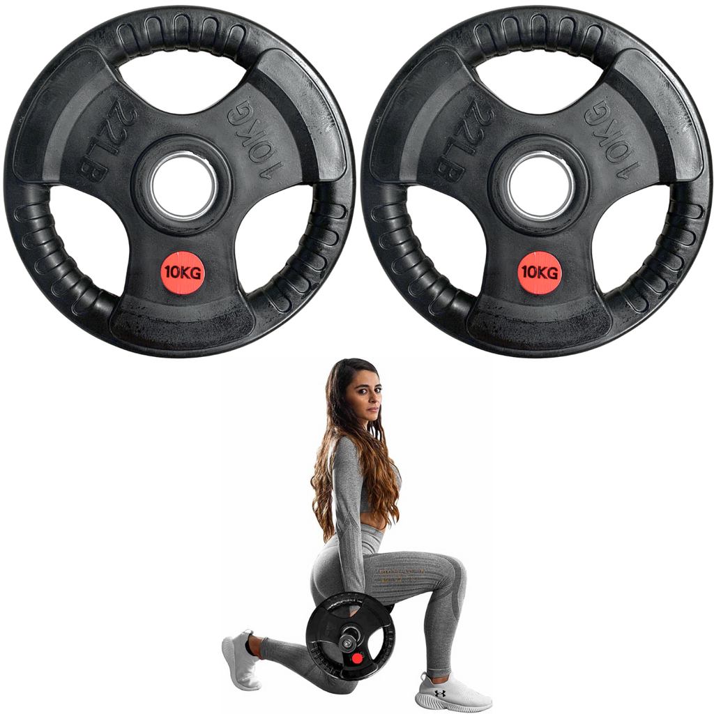 Par de discos de acero recubiertos 2" 10kg IronFit