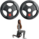 Par de Discos Recubiertos 2" IronFit de 10 kg