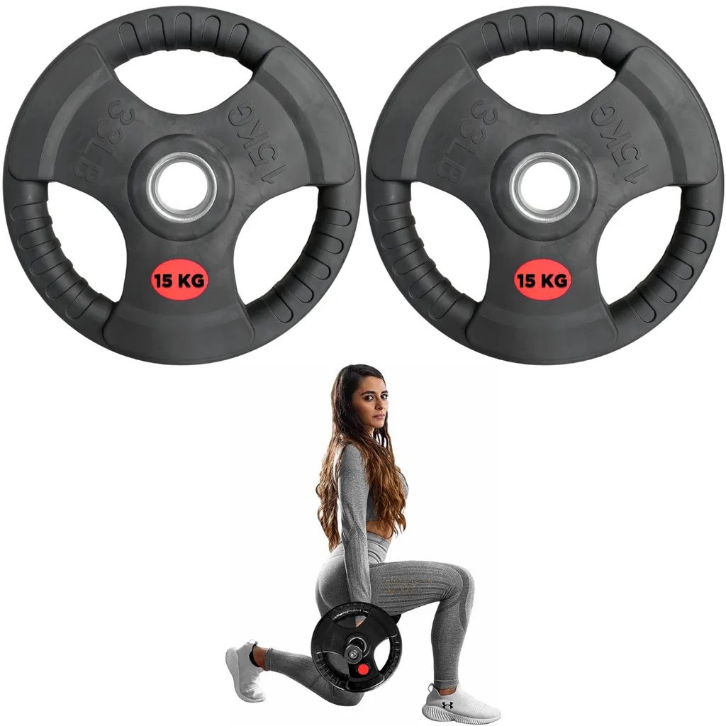 Par de Discos Recubiertos 2" IronFit de 15 kg