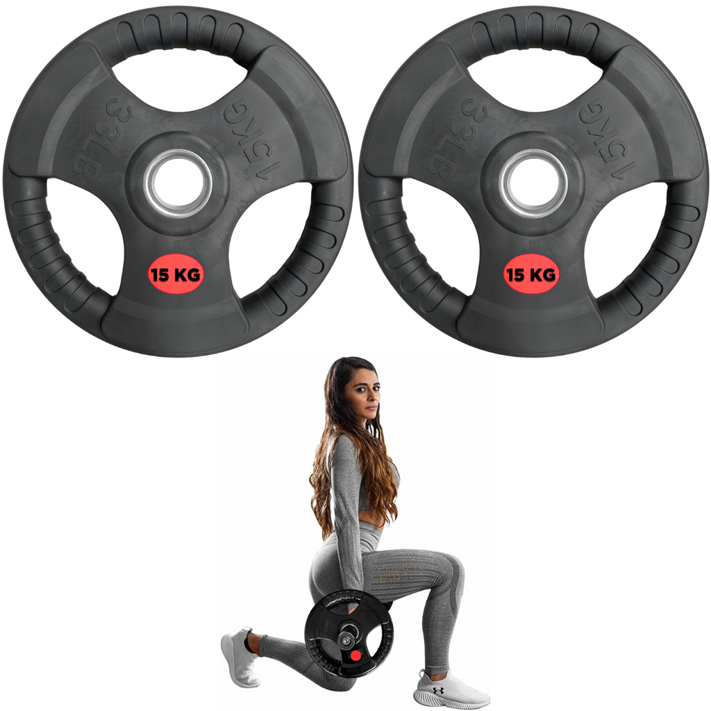 Par de discos de acero recubiertos 2" 15 kg IronFit