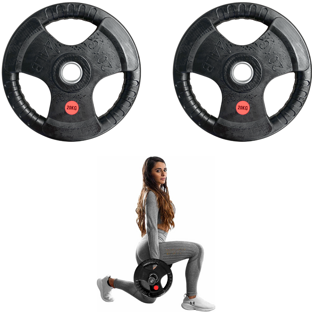 Par de discos de acero recubiertos 2" 20kg IronFit