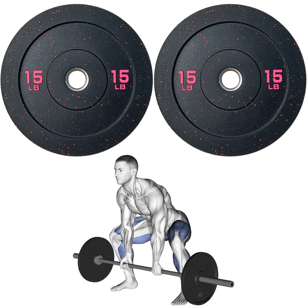 [W000027714] Par de Discos Bumper Hi Temp IronFit de 15 Lbs