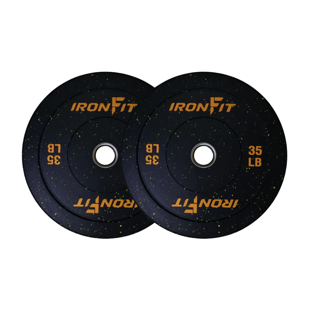 Par de Discos Bumper Hi Temp IronFit de 35 Lbs