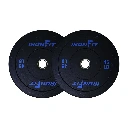 Par de Discos Bumper Hi Temp IronFit de 45 Lbs