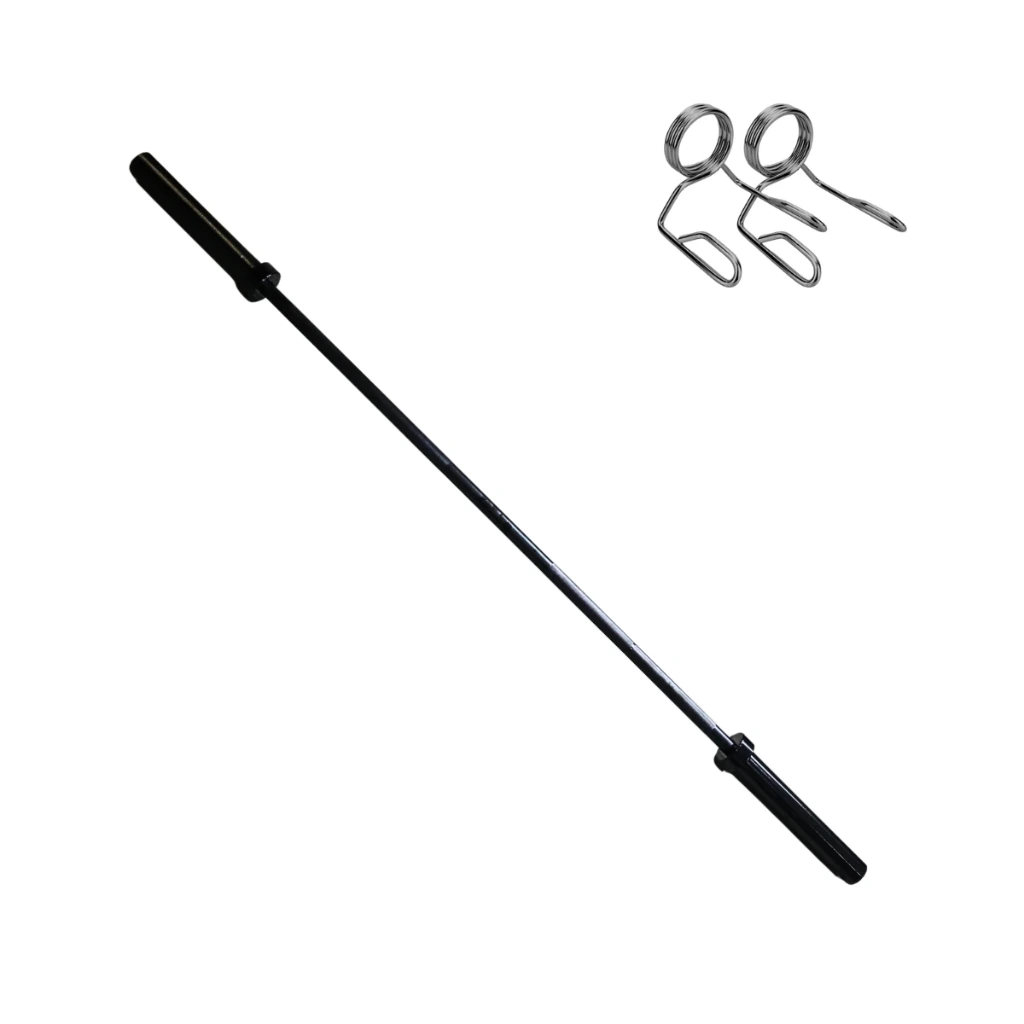 [W000027721] Barra Olímpica IronFit Sin Bujes 2.2 m 2" 20 kg 700 libras (Negro)