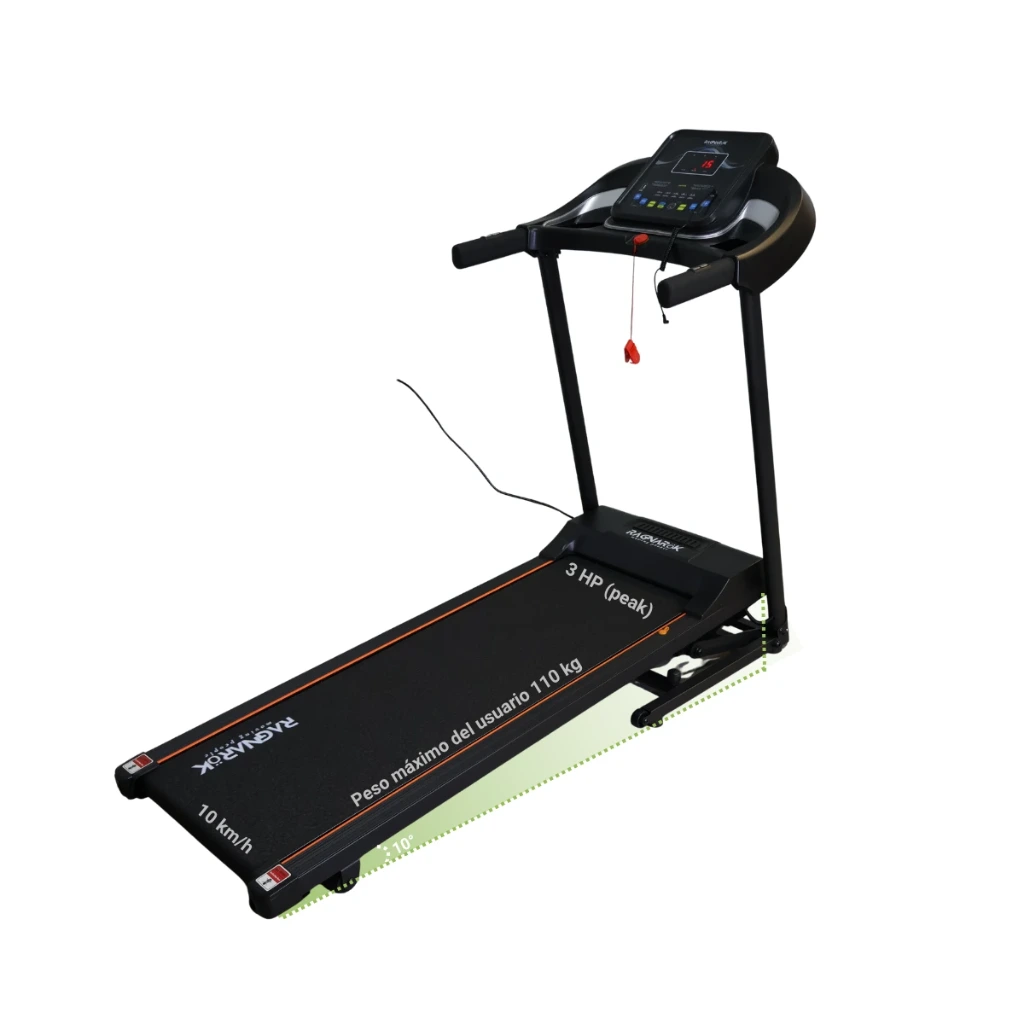 [W000028009] Caminadora RagnaRok RR8050 3 HP Inclinación 15 Posiciones Automática