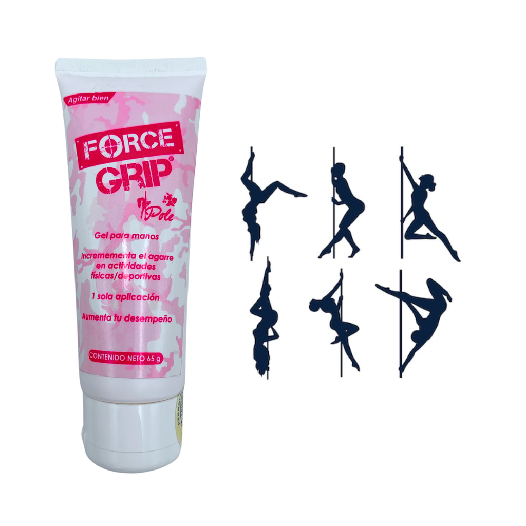 [W00003291] Magnesia Líquida Pole Dance En Gel Force Grip (Rosa)